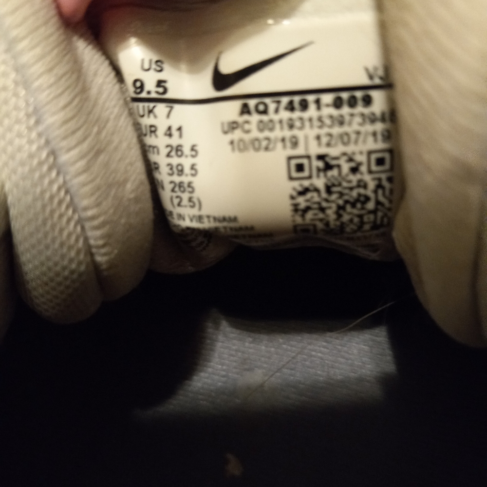 Nike running shoe